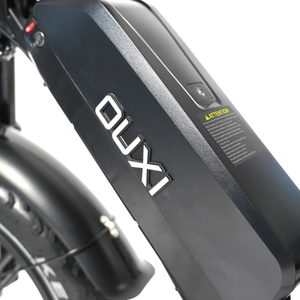 OUXI C80 7.0 2026 - FATBIKE - ZWART - COMBI DEAL + Slot + Zitje + Voetsteuntjes + Alarm + Telefoonhouder + 6KM/H Gashendel.