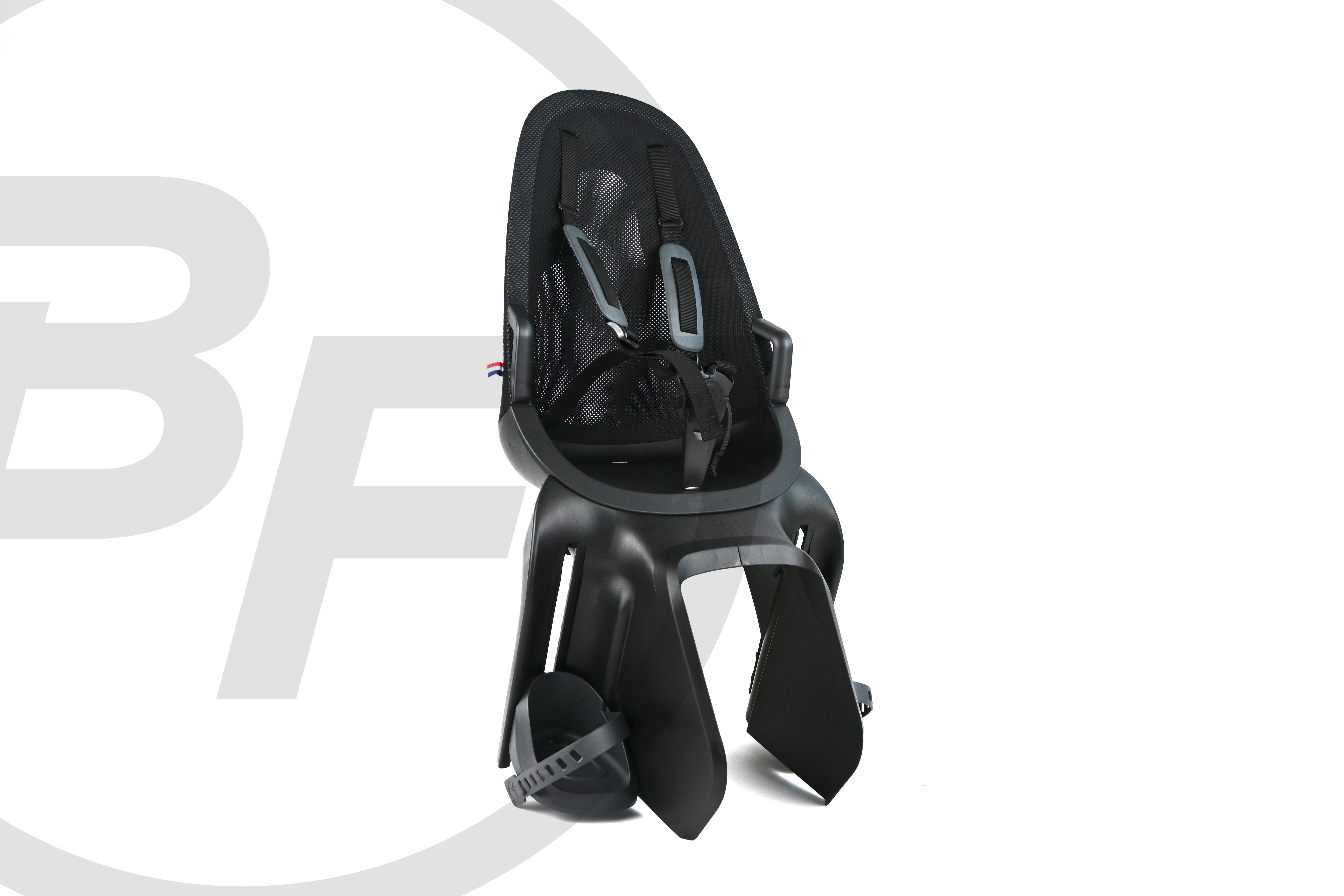 Qibbel - Kinderzitje - Achter - Zwart