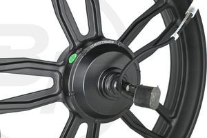 QM Wheels V20/S20 – Complete Motor met Velg (250W, Zwarte Kabel).