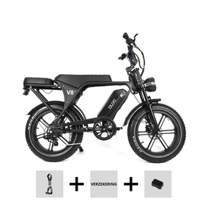 OUXI C80 7.0 2026 - FATBIKE - ZWART - VERZEKERING DEAL.