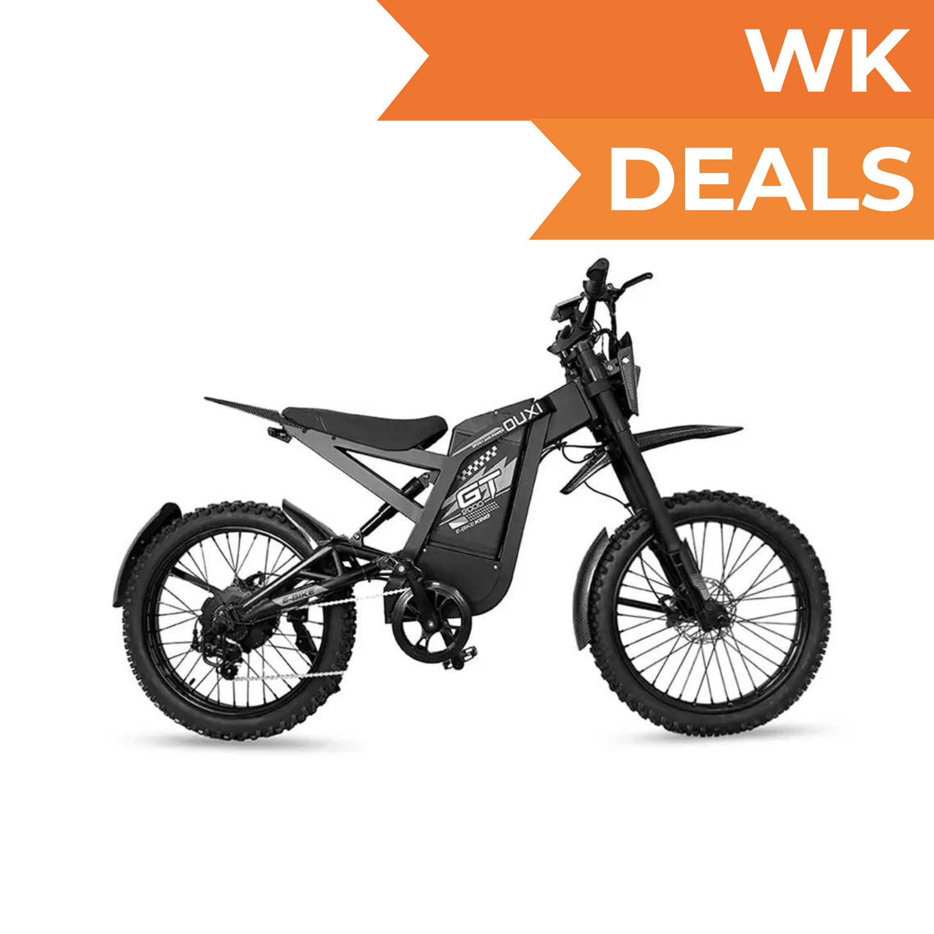 OUXI GT2000 - 2025 - SKINNYBIKE - ZWART