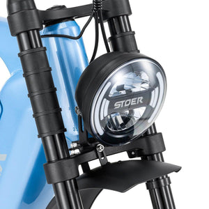 STOER Bikes Urban X - Fatbike - Sky Blauw.