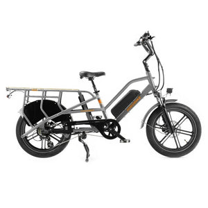 JOBOBIKE Transer - Longtail - Zilver Grijs.