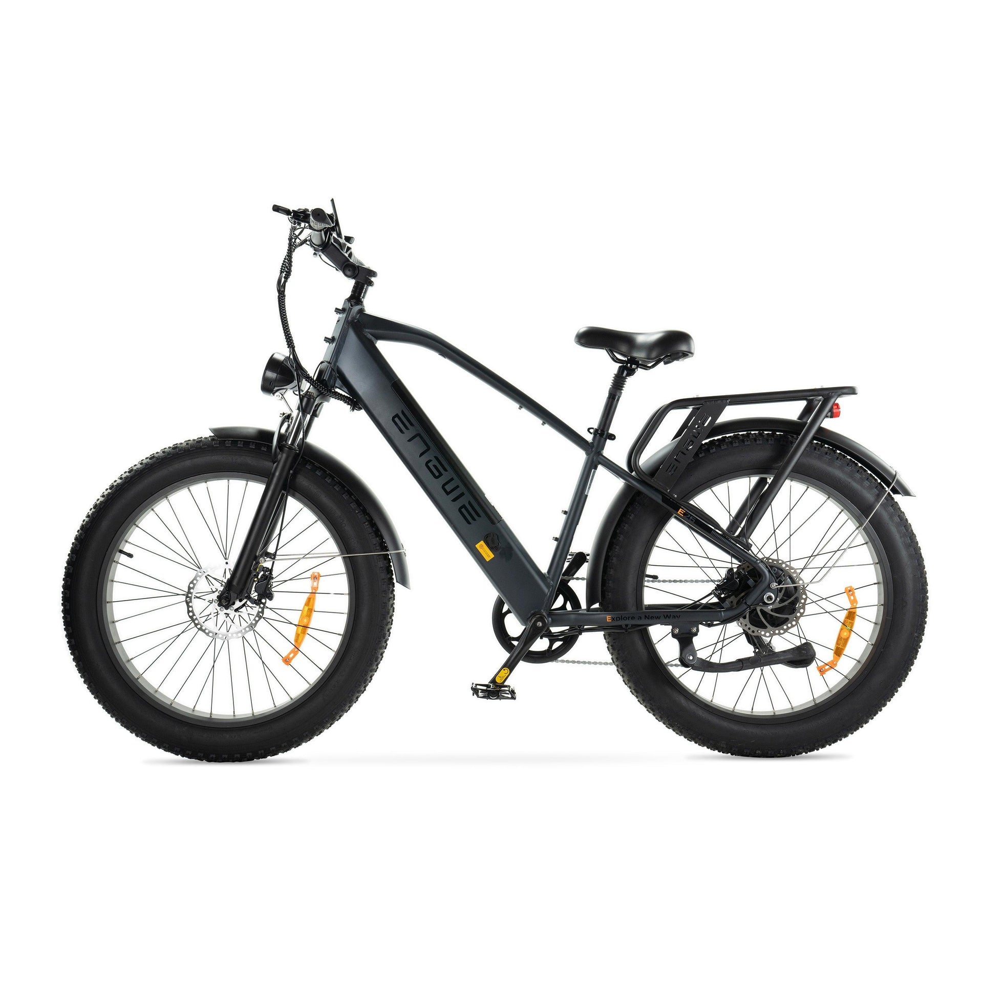 ENGWE E26 - Hoge instap - Fatbike - Zwart.