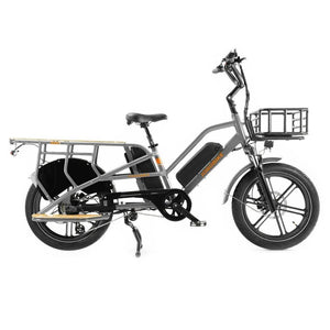 JOBOBIKE Transer - Longtail - Zilver Grijs.