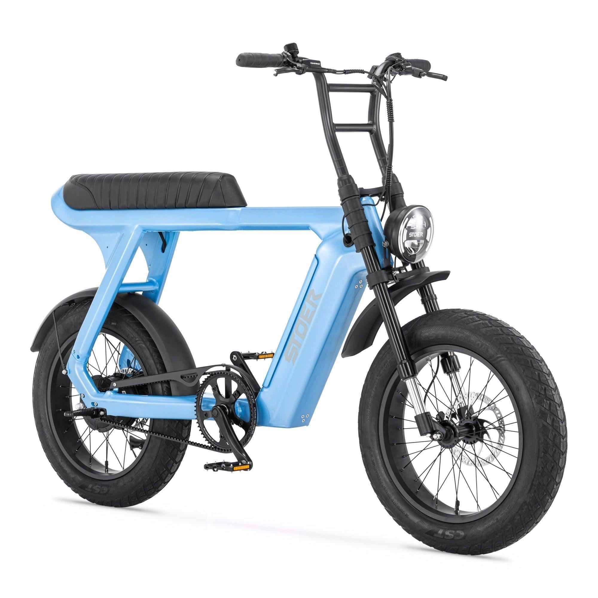 STOER Bikes Urban X - Fatbike - Sky Blauw.