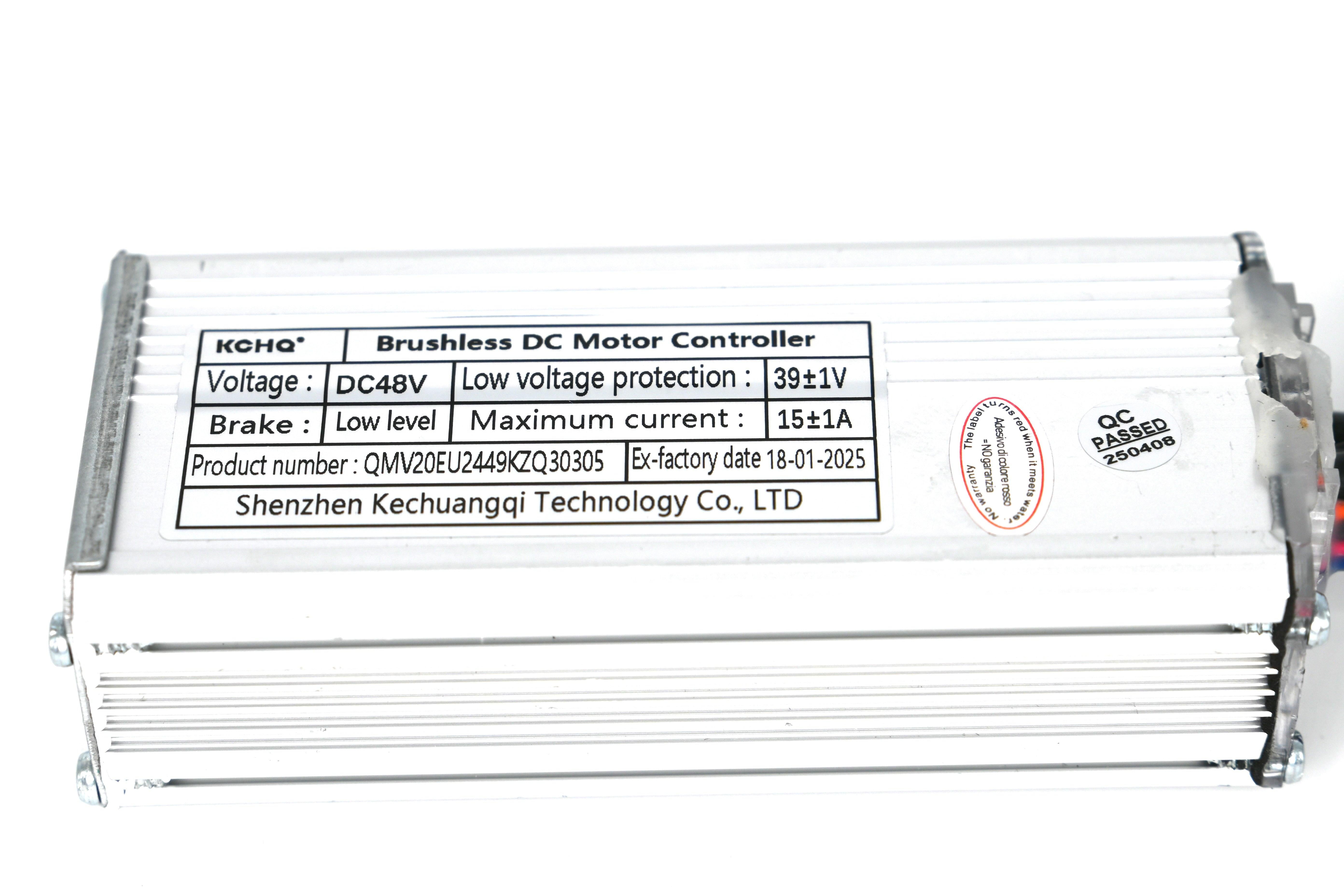 Controller QMWHEEL V20 - Zwarte stekker (250watt).
